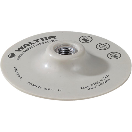 5 x 5/8"-11 TURBO® Backing Pad Assembly   15M155