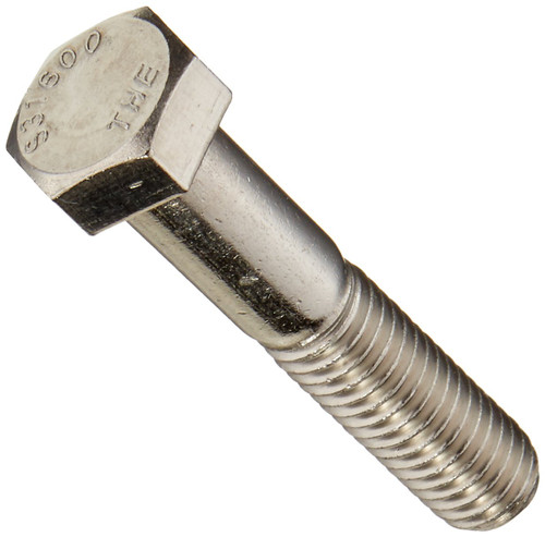 1-1/8"- 7 UNC Hexagon Head Cap Screw - 316 Stainless  401750 - 401772