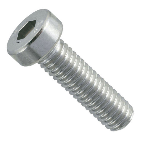 M6-1.00 Metric Low Socket Head Cap Screw - 304 Stainless  544078 - 544086