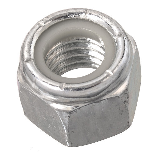 1-1/4"-12 UNF Grade 2 Zinc Plated Hex Nylon Lock Nut 15 Pc.   109-034
