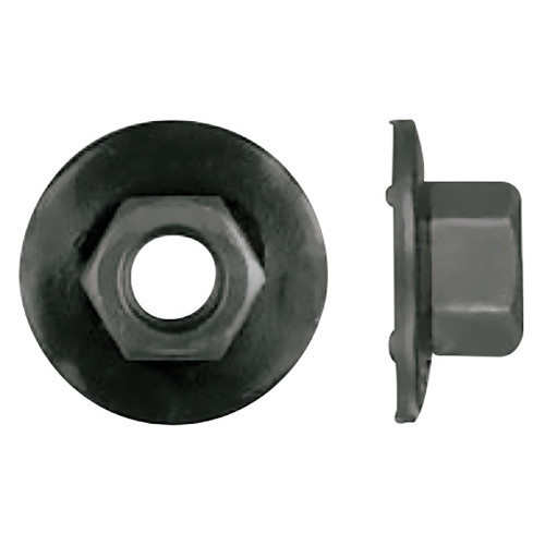 M6-1.00 Grade 10.9 Bare Hex Spinning Washer Flange Nut 25 Pc.   244-956