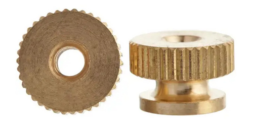 #10-32 Brass Knurled Nut 50 Pc.   5638-061