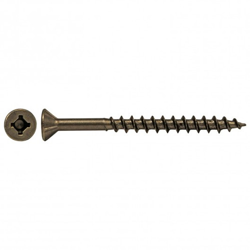 #10 x 1" Countersunk Steel Wood Screw 7500 Pc.   B1972-193