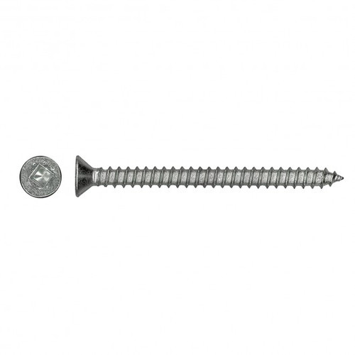 #14 x 3-1/2" Countersunk Stainless Steel Tapping Screw 100 Pc.   5162-293