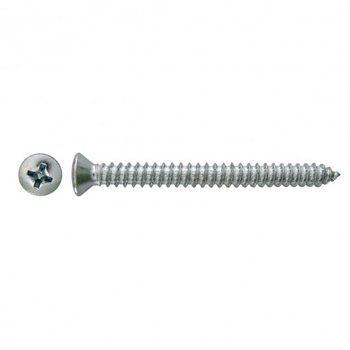 #8 x 1" Countersunk Steel Trim Screw 100 Pc.   229-224