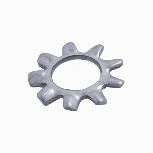 #4 410 Stainless Steel External Tooth Lock Washer 100 Pc.   5061-104