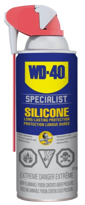 WD-40® Specialist Silicone Lubricant Smart Straw 311g Aerosol   01279