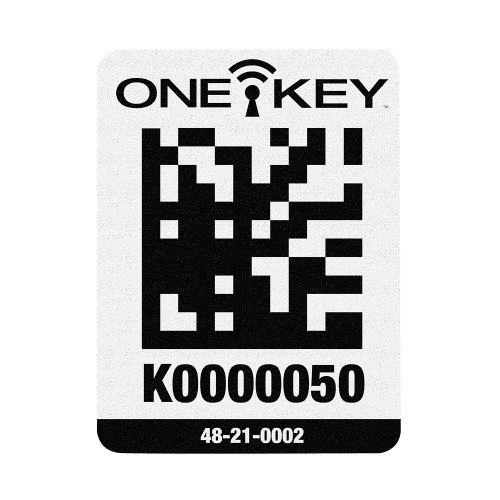 One-Key® Large Plastic Asset ID Tag - 100 Pack  48-21-0002