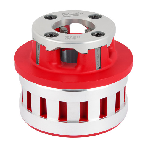 3/4" NPT Forged Aluminum 12R Pipe Threading Die Head w/Alloy Cutters  48-36-1002