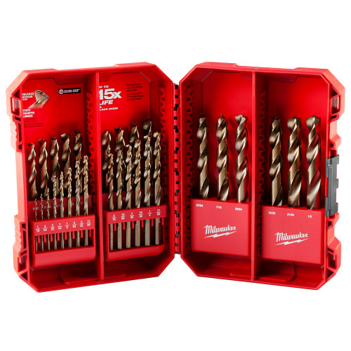 29Pc. 135° Cobalt Jobber Drill Bit Set  48-89-2332