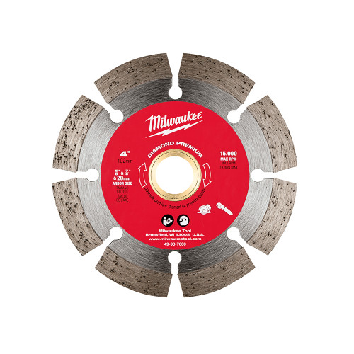 4 x .090 x 7/8", 5/8", 20mm Diamond Segmented Blade  49-93-7000