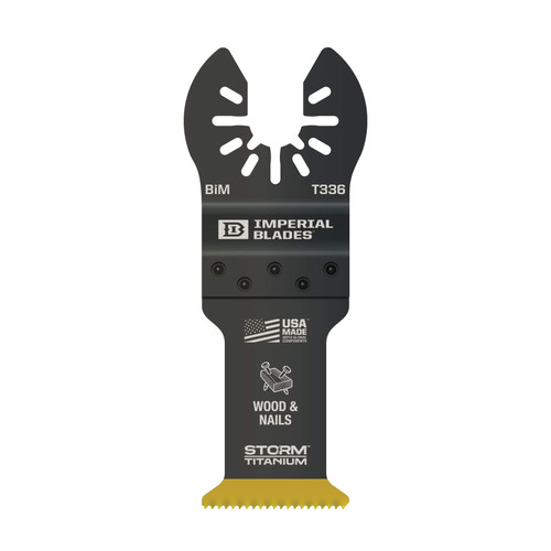Imperial Blades® One Fit 1-1/4" Titanium Nitride Metal Blade  IBOAT336-1
