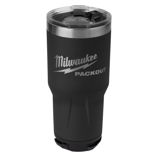Packout® 30oz. Black Insulated Tumbler - 6 MOQ  48-22-8393B