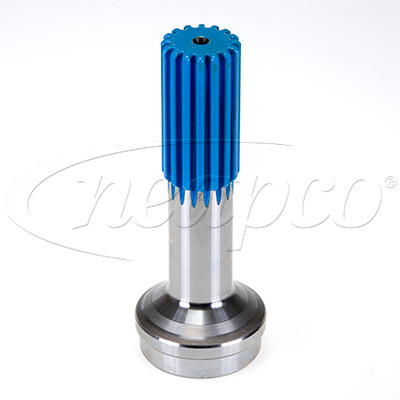 2.00" 16 Spline - 3.500" x .120" Round - Wing Bearing Stub Shaft  7-61726