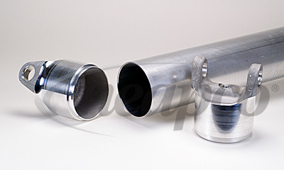 4.00" x .087" Round - Spicer® 1410 Unwelded Aluminum Drive Shaft Assembly  A141-6500-4