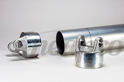 5.00" x .125" Round - Spicer® 1480 Unwelded Aluminum Drive Shaft Assembly  A148-8000-5