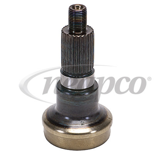 1.125" 26 Spline - 2.500" x .065" Round - Midship Stub Shaft w/Nut  N2-53-1011-1