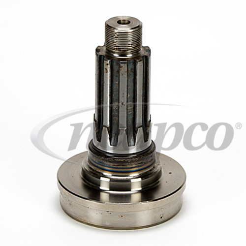 1.500" 10 Spline - 3.500" x .083" Round - Midship Stub Shaft w/Nut  N3-53-1791