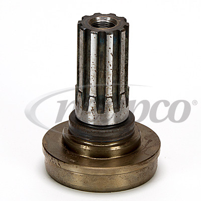 1.500" 10 Spline - 3.500" x .083" Round - Midship Stub Shaft w/Bolt  N3-53-431