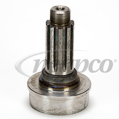 1.750" 10 Spline - 4.00" x .134" Round - Midship Stub Shaft w/Nut  N5-53-191