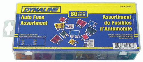 80 Pc. Auto Fuse Assortment  10110