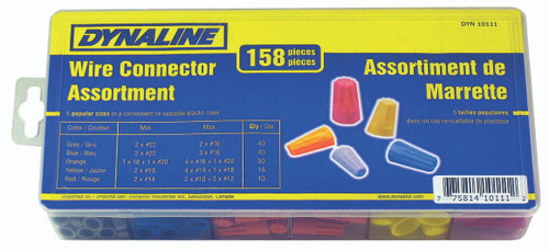 158 Pc. Marrette Wire Connectors Assortment  10111