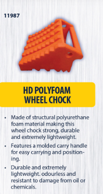 Heavy Duty Polyfoam Wheel Chock  11987