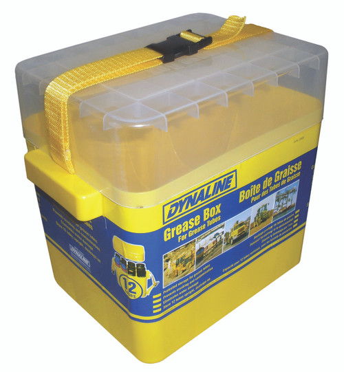 Plastic 12 Tube Grease Cartridge Storage Box  13000