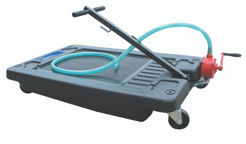 70L Low Profile Oil Drain w/Manual Pump  14032