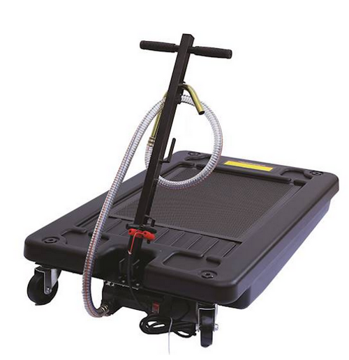 64L Low Profile Oil Drain Cart w/12VDC Drain Pump  14033