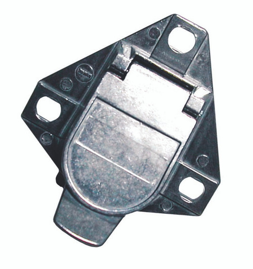 Round 7 Pole Die Cast Socket - Vehicle Side  27068