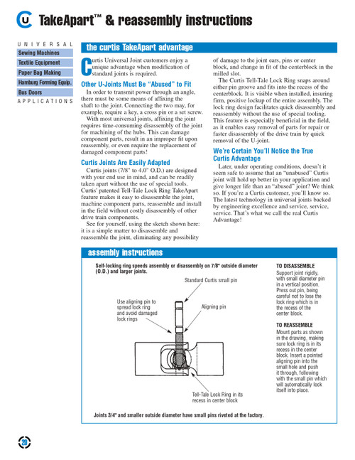 Unbored CJ641D Series Lovejoy® Double Universal Joint   CJ641D-UJ-SOLIDXSOLID