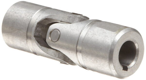 1/4 x 1/4" Shaft D-4B Series Lovejoy® Stainless Standard Universal Joint   D4B-UJ-SS-1/4X1/4-NKW BE