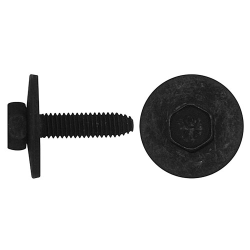 M6-1.0 x 25mm Black Oxide Body Bolt 25 Pc.   245-408