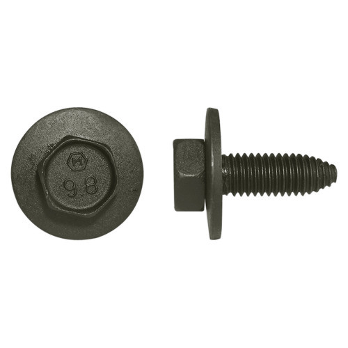 M8-1.25 x 25mm Black Oxide Body Bolt 25 Pc.   245-526