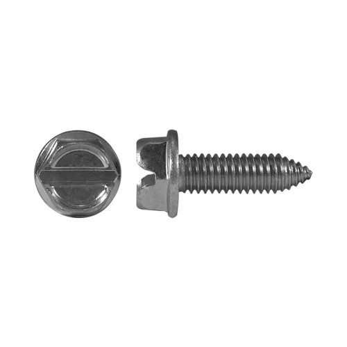 M6-1.0 x 20mm Zinc Plated License Plate Screw 50 Pc.   230-616