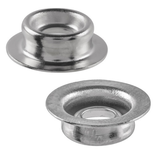 3/8" Nickel Plated Brass Snap Fastener 25 Pc.   400-982