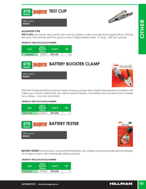 6-24V Battery Tester   570-250