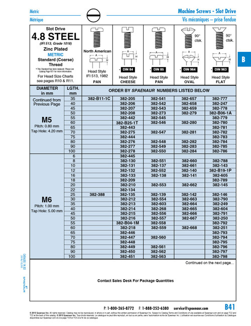 Machine Screw Flat Slot Hd Din 963 M6 X 1.00 X 70Mm Cl 4.8 Steel Zinc Plated Din 963/4.8-Zp M6X70   382-794