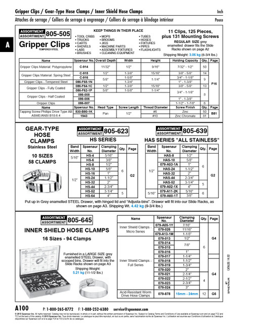 All Stainless Steel Hose Clamps Ss Band - Housing & Screw Assortment   805-639