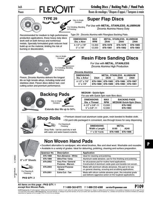 Shop Roll Grit A240 1" X 50 Yards Closed Coat Aluminum Oxide Grain   876-1996