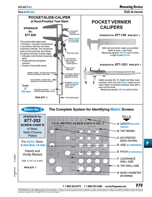 Vernier Caliper 150X.02/" Steel   877-1321