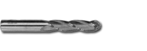 1" TiAln Coated Solid Carbide 4 Flute Long Ball Nose End Mill   SC29900A