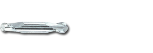 3/64" Solid Carbide 2 Flute Double Ball Nose End Mill   SC36046