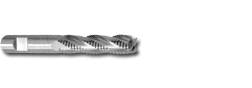 1-1/2" TiN Coated Cobalt 6 Flute Long Roughing End Mill   EM11693T