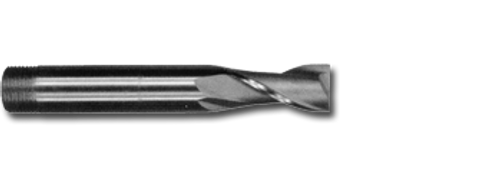 13/16" TiNC Coated HSS 2 Flute Long Threaded Shank End Mill   MC06052C
