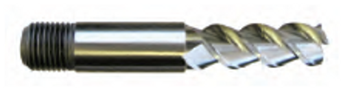 20mm TiNC Coated Cobalt 3 Flute Long High Helix Threaded Shank End Mill   MC62520C