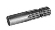 1-3/8"-21 x 5-1/2" Male Spline Weld-On PTO Stub Shaft  PTO0332-00019