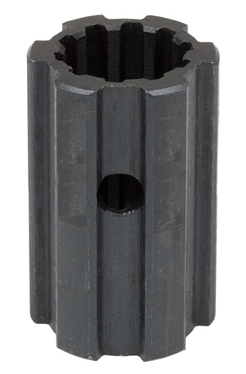 31/32"-10 Spline Female x 1-3/8-6 Spline Male x 2-1/4" PTO Shaft Sleeve Increaser  PTO0332-00355