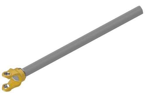 54mm Tri-Lobe - 42.17" Tube & Yoke Assembly - Bondioli® 8 Series  PTO10006840